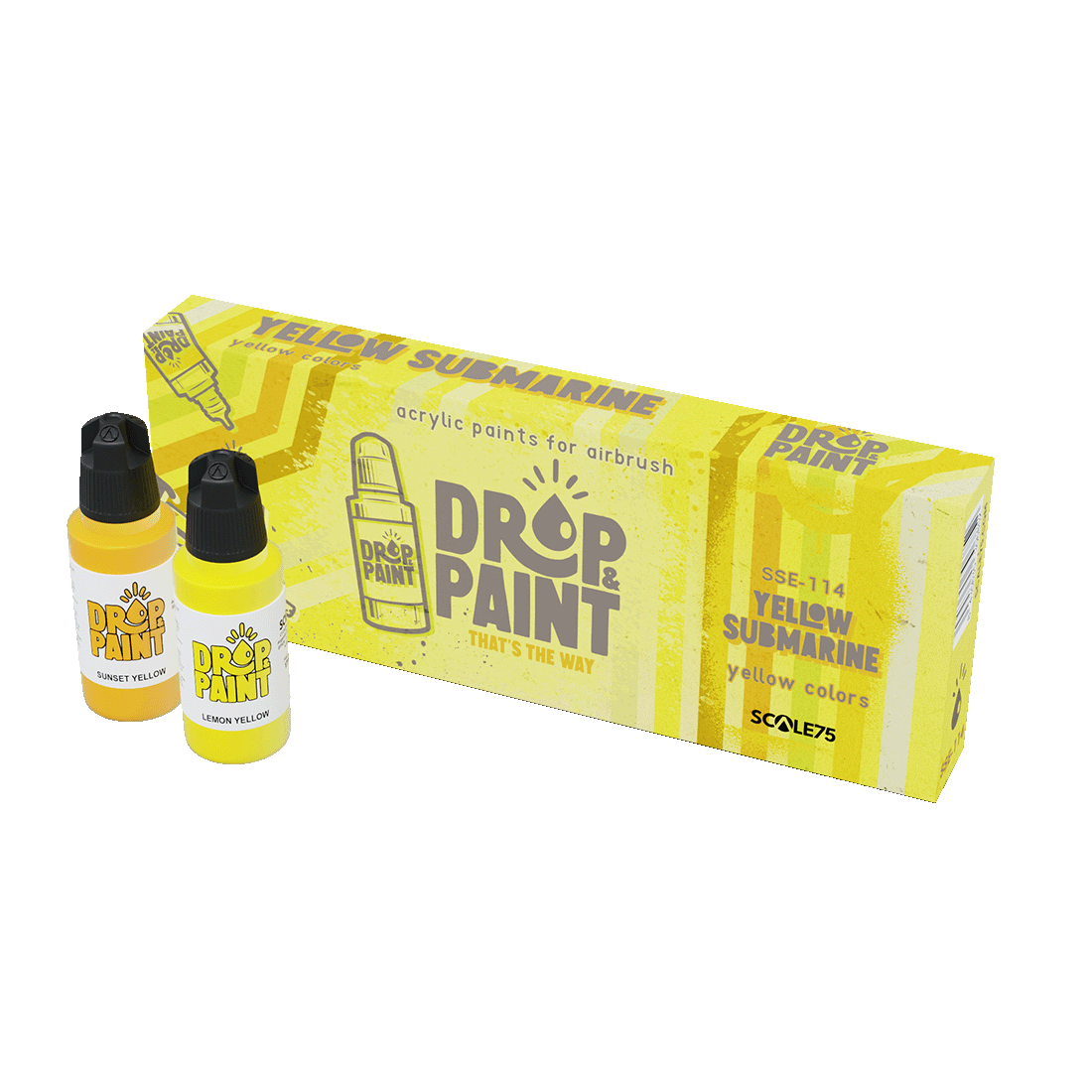 scale75-yellow-submarine-drop-paint-acrilico-per-aerografo image 1