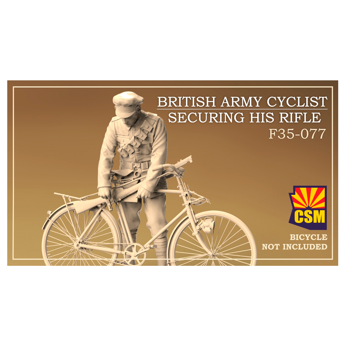 ak-interactive-1-35-british-army-cyclist-securing-his-rifle-figura image 1