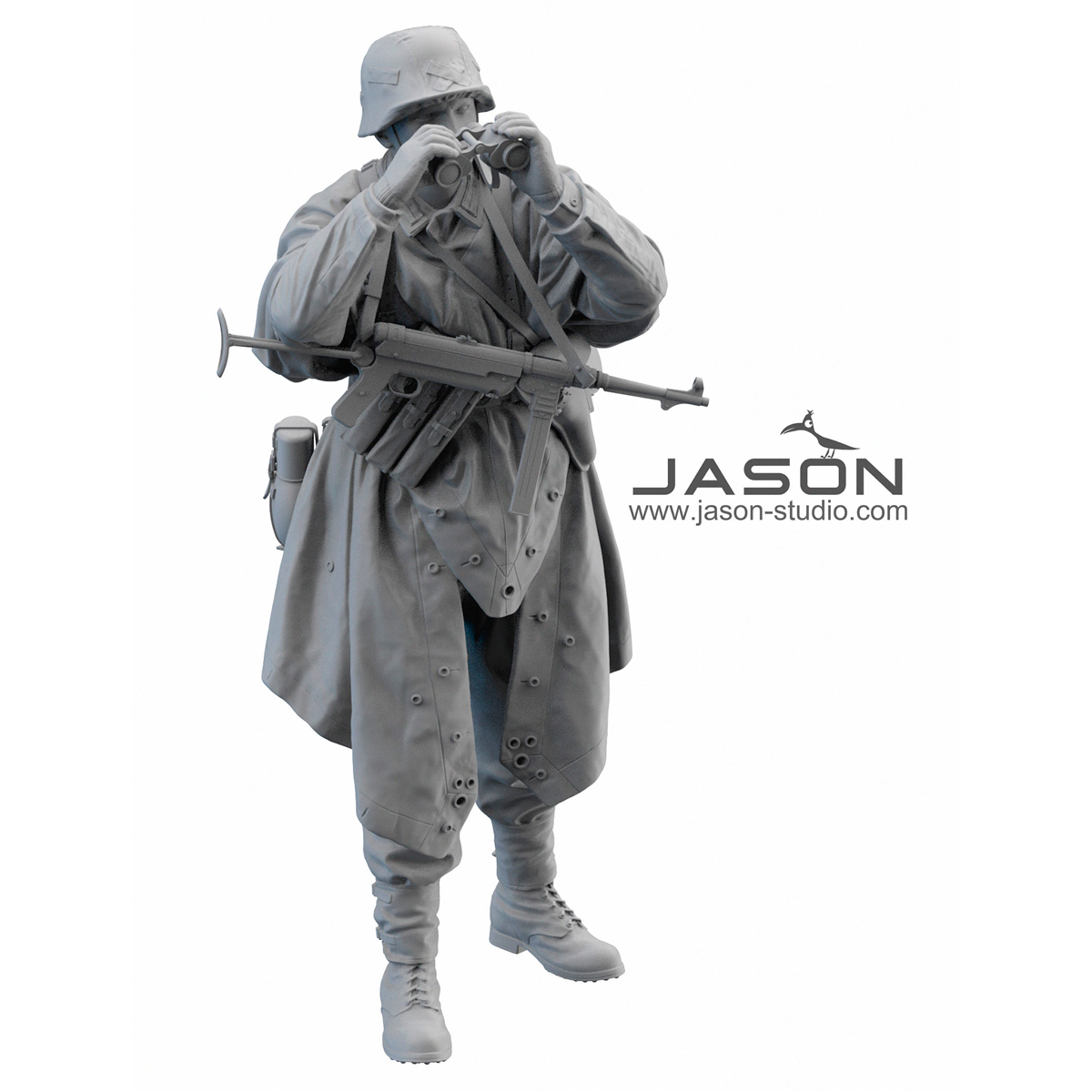 ak-interactive-comandante-tedesco-wwii-figura-in-scala-1-16-per-modellismo image 4