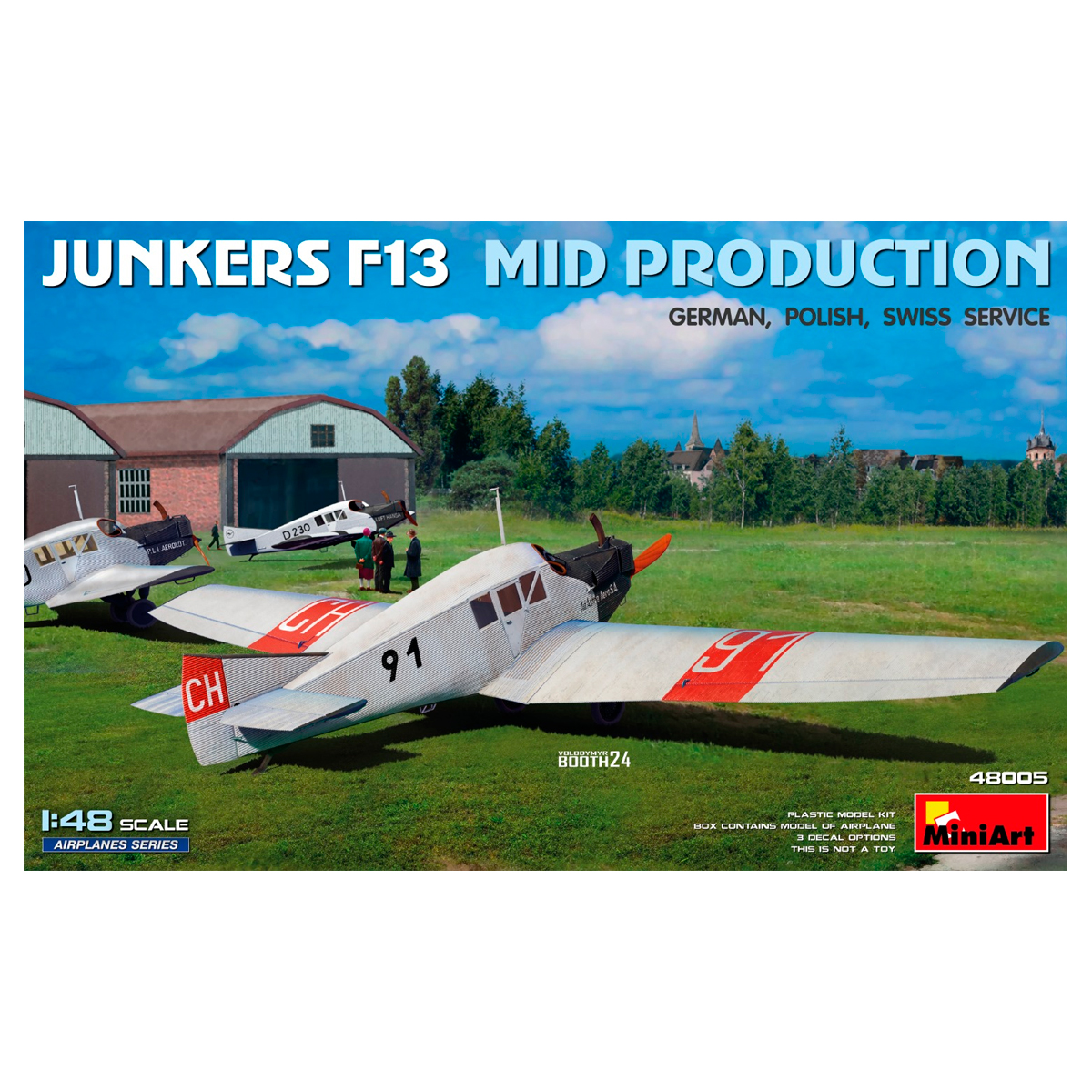 ak-interactive-junkers-f13-1-48-kit-modellismo-scala-1-48-servizio-tedesco-polac image 1