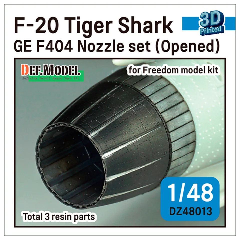 ak-interactive-f-20-tigershark-nozzle-set-ge-yf404-100-opened-per-freedom-model- image 1