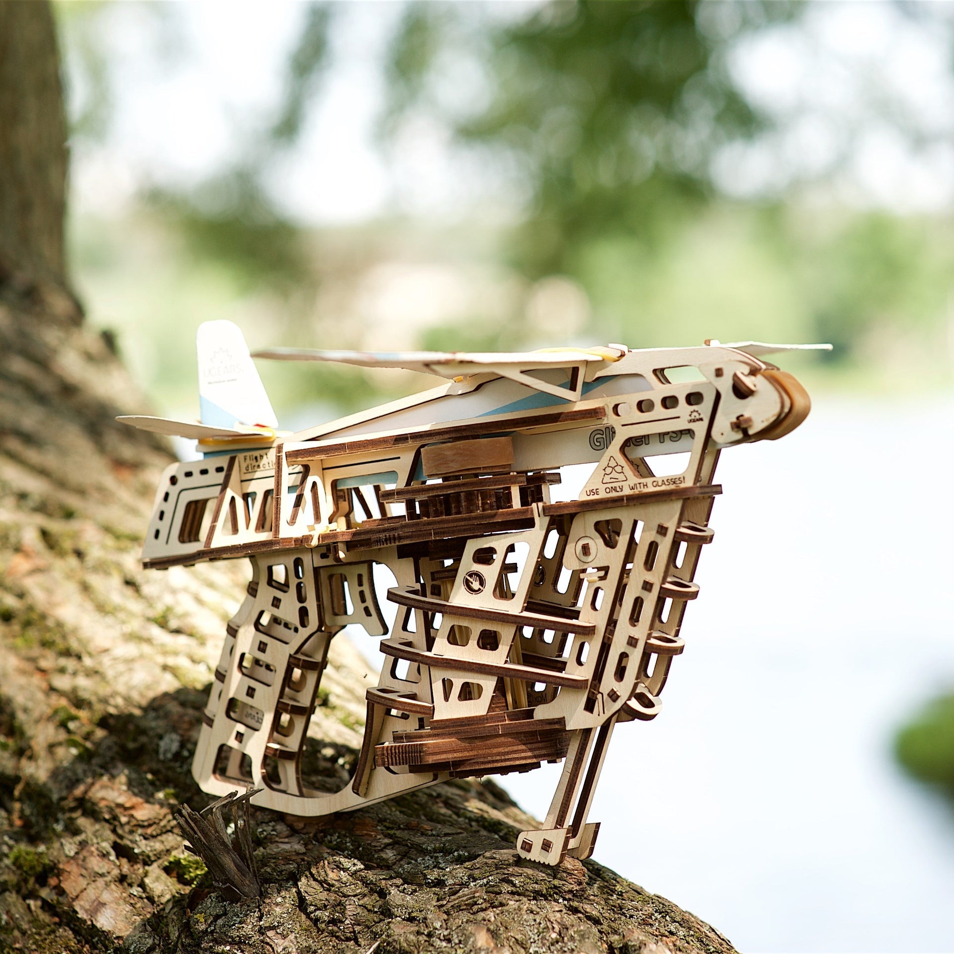 ugears-flight-starter-catapulta-meccanica-con-3-aerei image 8
