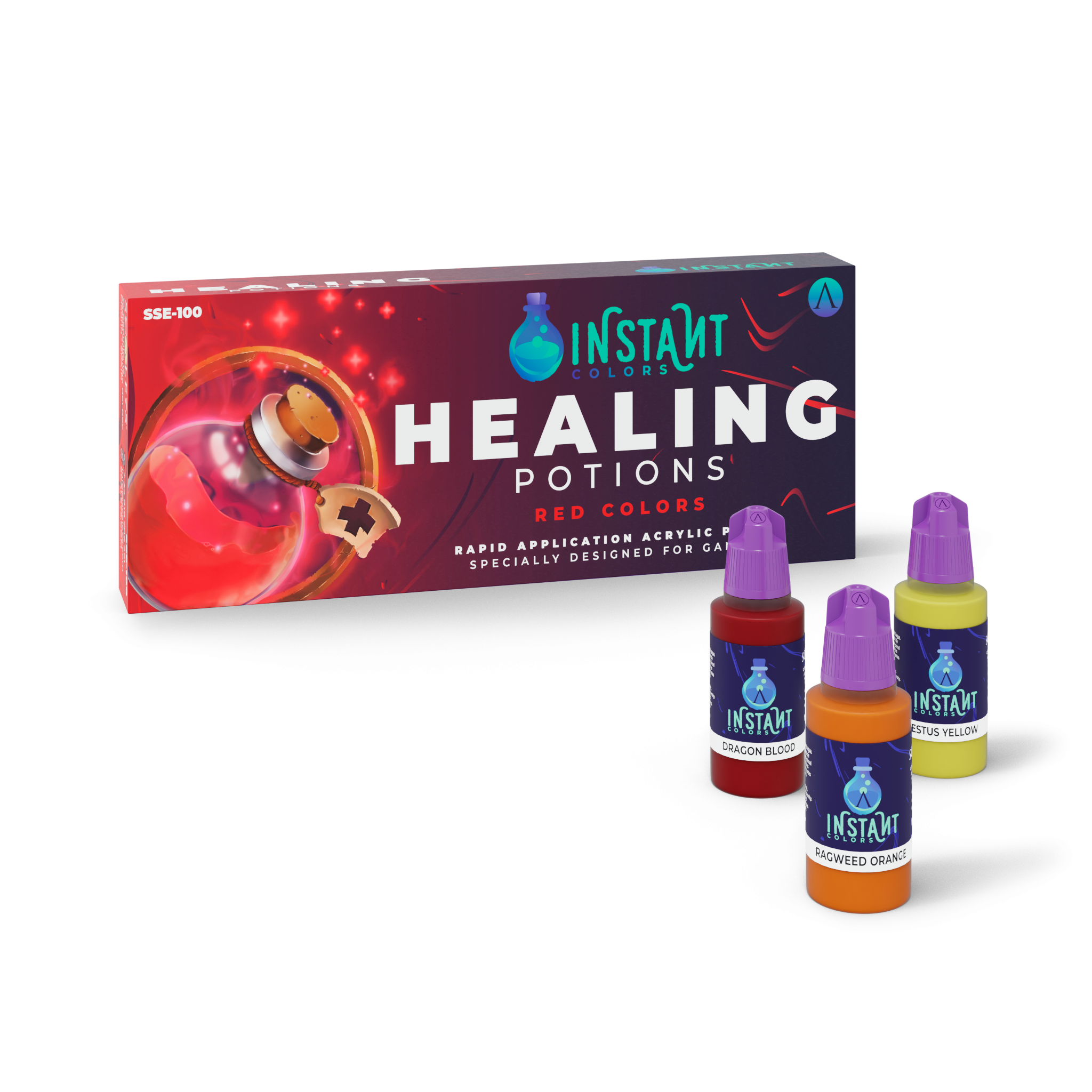 scale75-instant-colors-healing-potions-set-pitture-rapide-rosse-per-miniature image 1