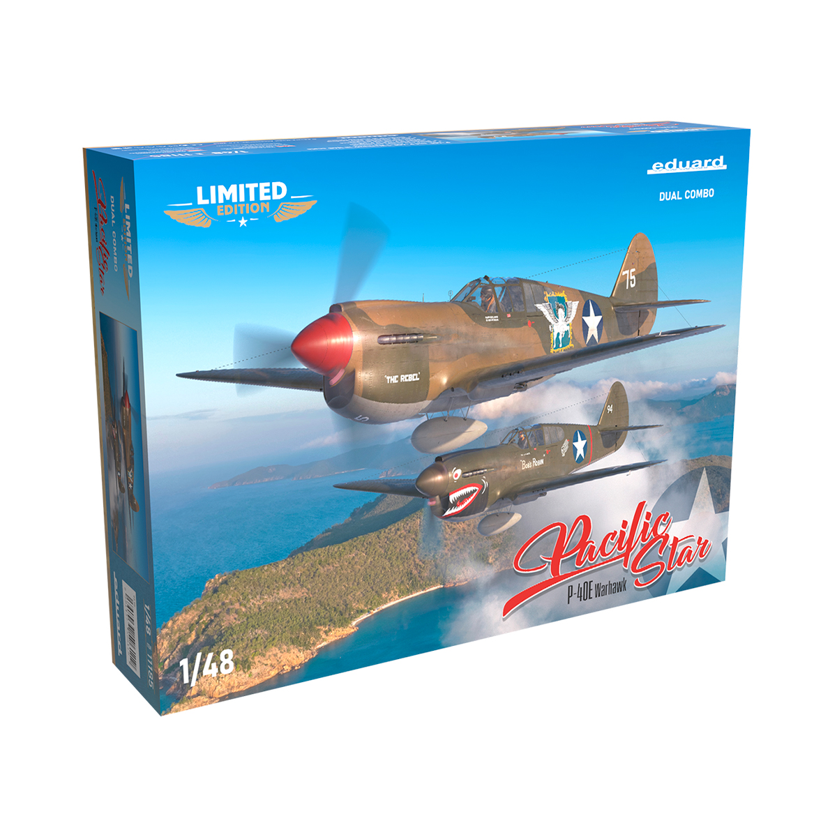 ak-interactive-pacific-star-p-40e-warhawk-dual-combo-1-48-doppio-kit-caccia image 2