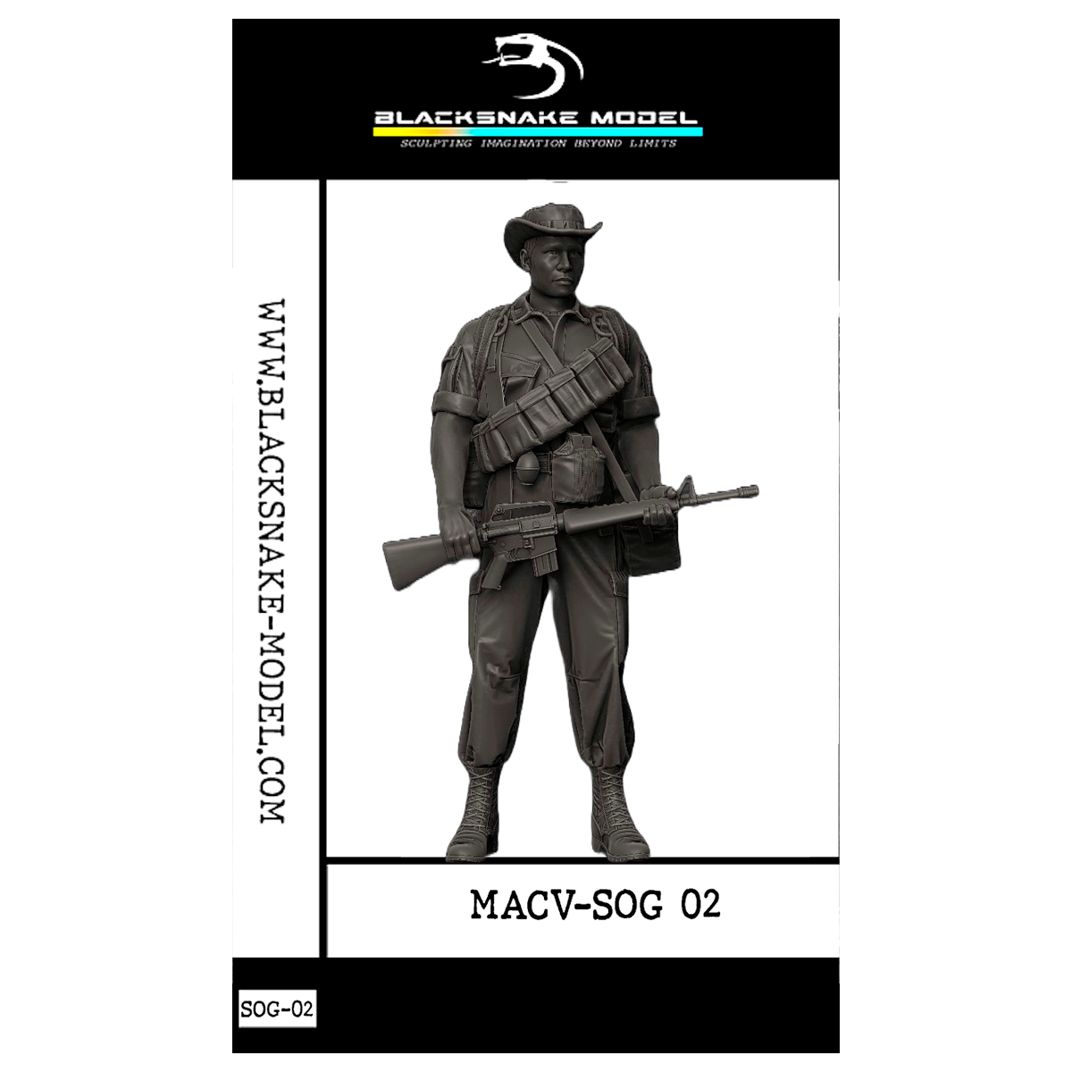 ak-interactive-macv-sog-soldier-vietnam-02-figura-militare-in-scala-da-dipingere image 1