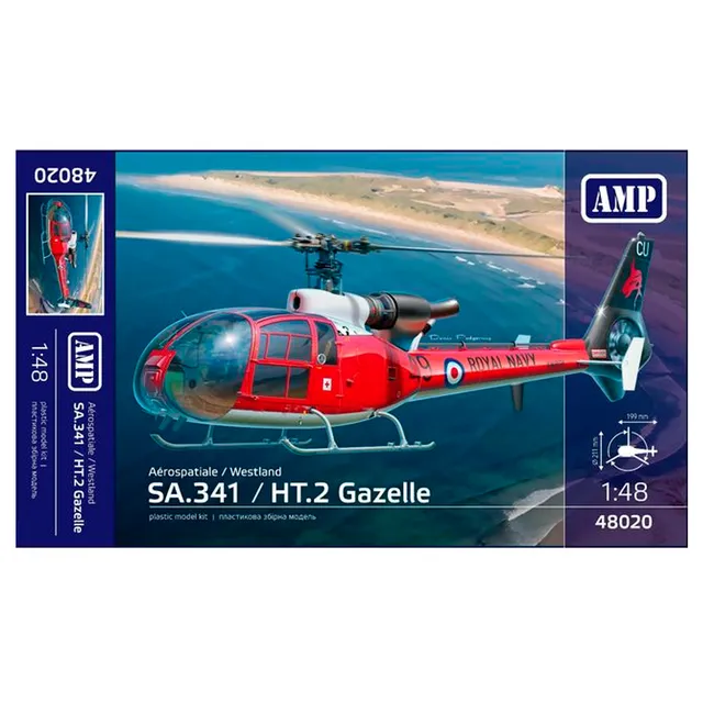 ak-interactive-1-48-aerospatiale-sa-341-westland-gazelle-ht-2 image 1