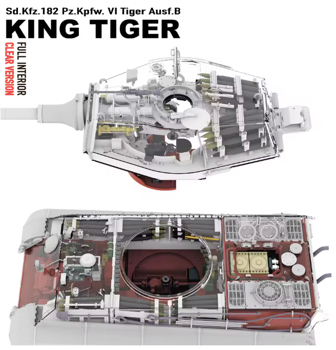 ak-interactive-1-35-tiger-ausf-b-king-tiger-clear-version-con-interni-kit-modell image 3