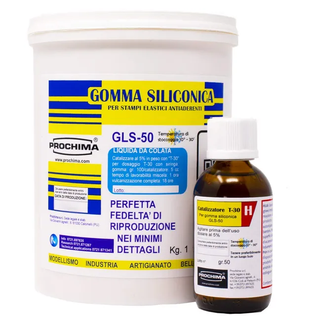 prochima-gls-50-gomma-siliconica-liquida-da-colata-1-kg image 1