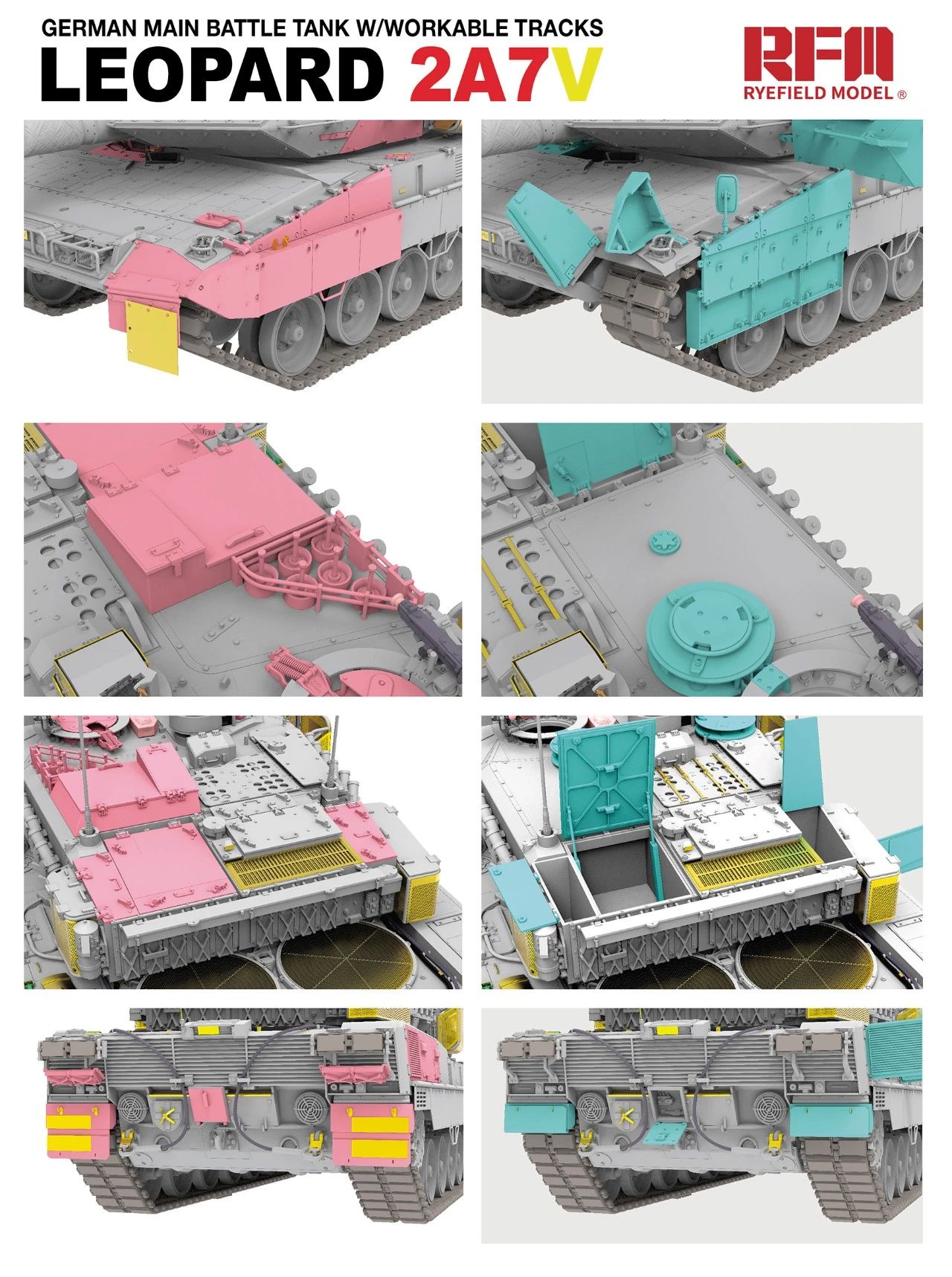 ak-interactive-1-35-german-mbt-leopard-2a7v-con-cingoli-funzionanti image 4