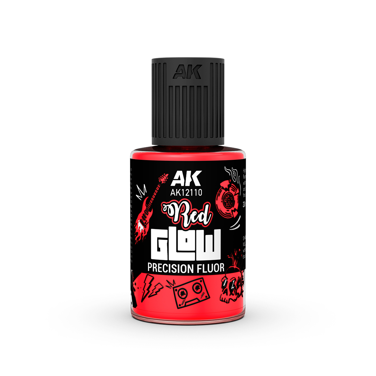ak-interactive-red-glow-precision-fluor-colore-fluorescente-precision image 1