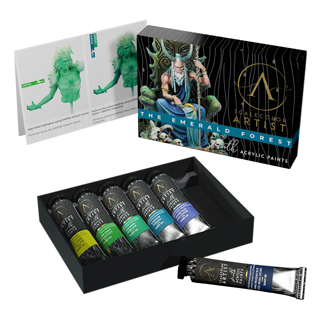 scale75-the-emerald-forest-set-pinture-acriliche-per-modellismo image 1