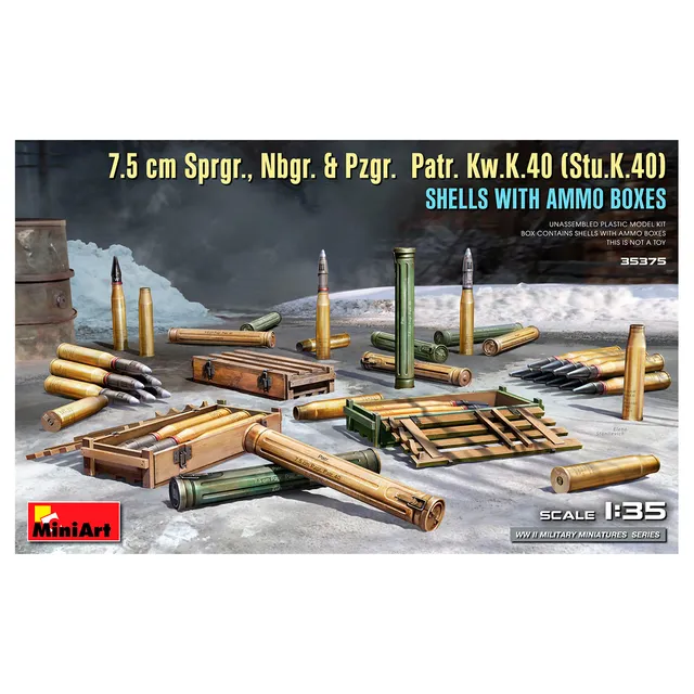 ak-interactive-1-35-7-5-cm-sprgr-nbgr-pzgr-patr-kw-k-40-stu-k-40-proiettili-con- image 1
