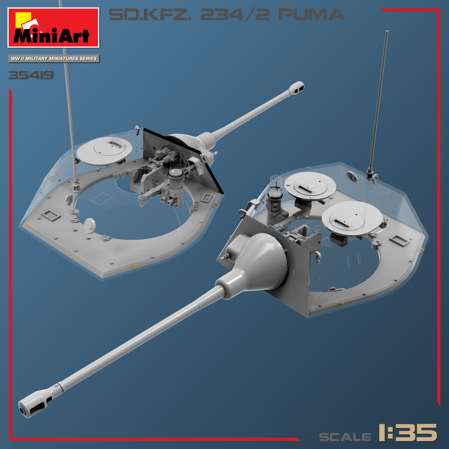 ak-interactive-1-35-sd-kfz-234-2-puma-kit-auto-blindata-in-scala-1-35-da-montare image 8