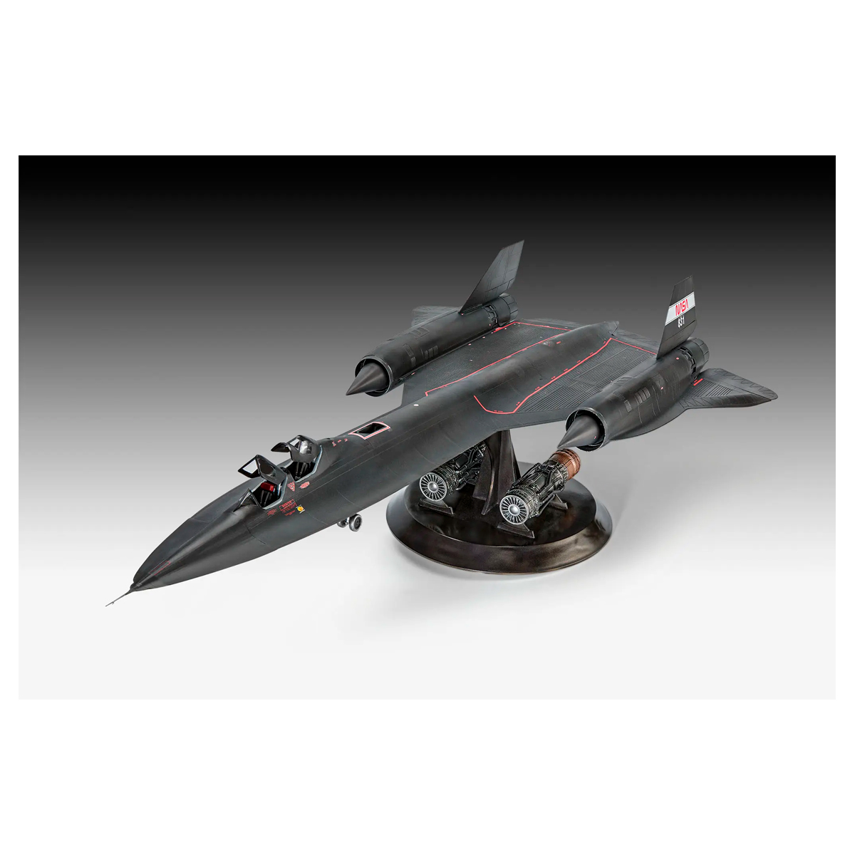 ak-interactive-1-48-lockheed-sr-71b-blackbird-kit-modellismo-aereo image 2