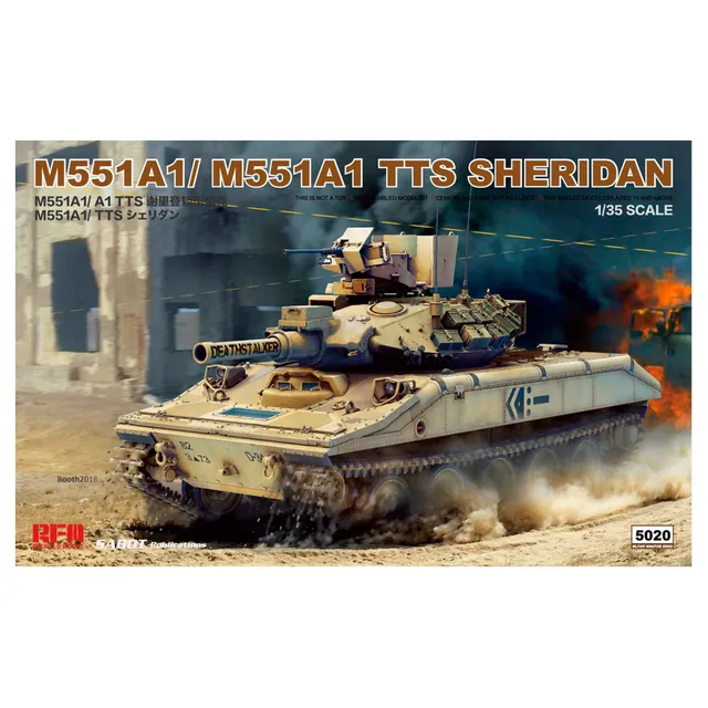ak-interactive-m551a1-a1tts-sheridan-1-35-kit-carro-armato-da-costruire image 1