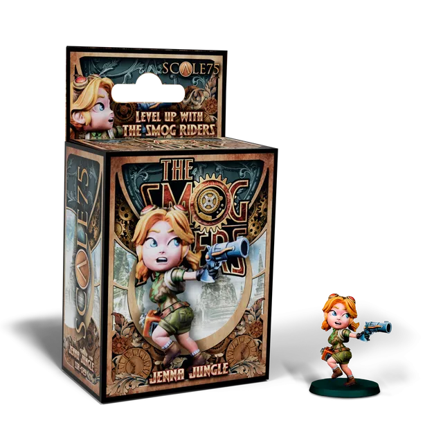 scale75-jenna-jungle-the-smog-riders-miniatura-chibi-35mm-resina-da-dipingere image 1