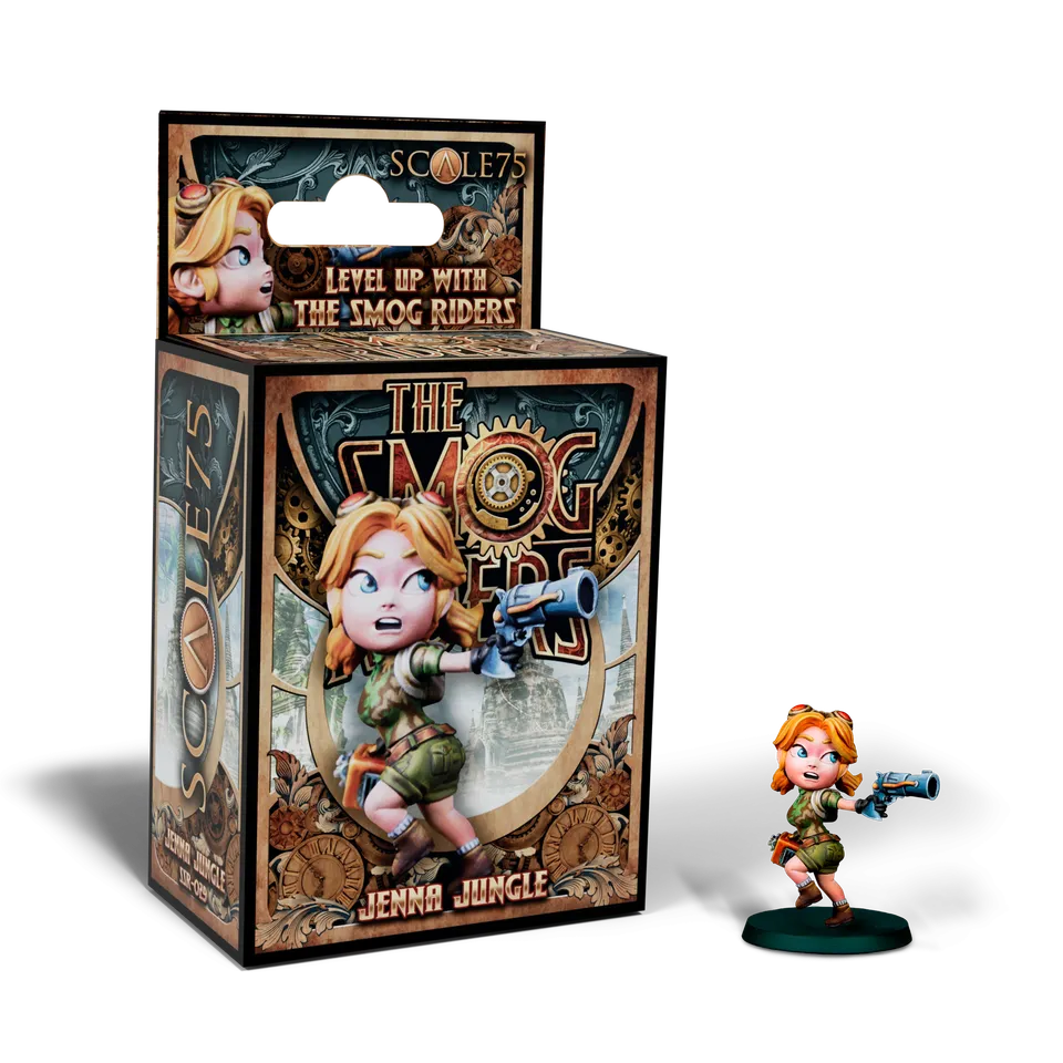 scale75-jenna-jungle-the-smog-riders-miniatura-chibi-35mm-resina-da-dipingere image 1