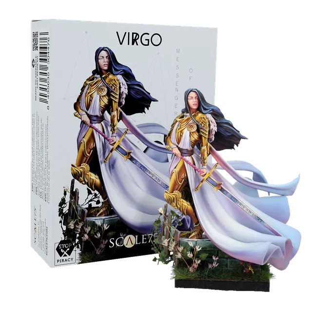 scale75-virgo-zodiac-mystic-signs-miniatura-fantasy-zodiacale-in-resina-da-dipin image 1