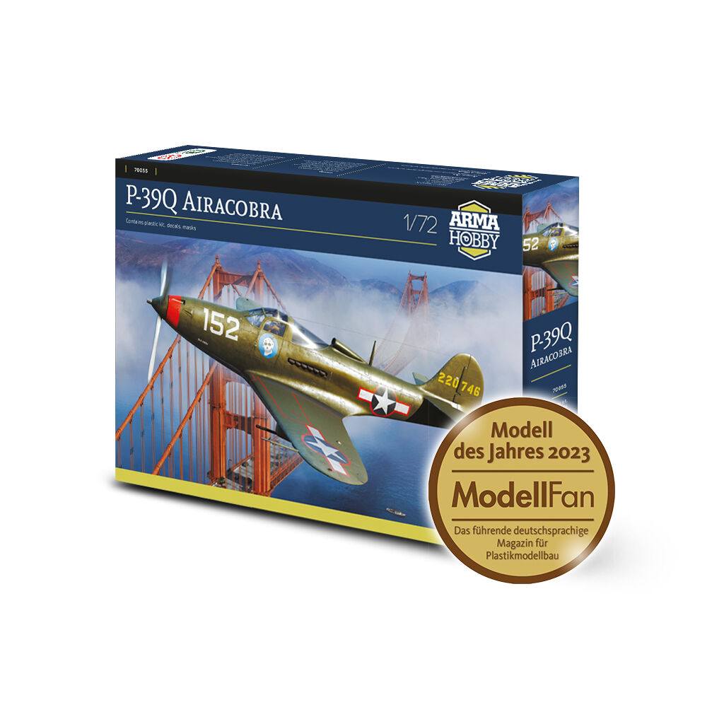 ak-interactive-p-39q-airacobra-1-72-kit-modellismo-aereo-in-scala-1-72 image 2