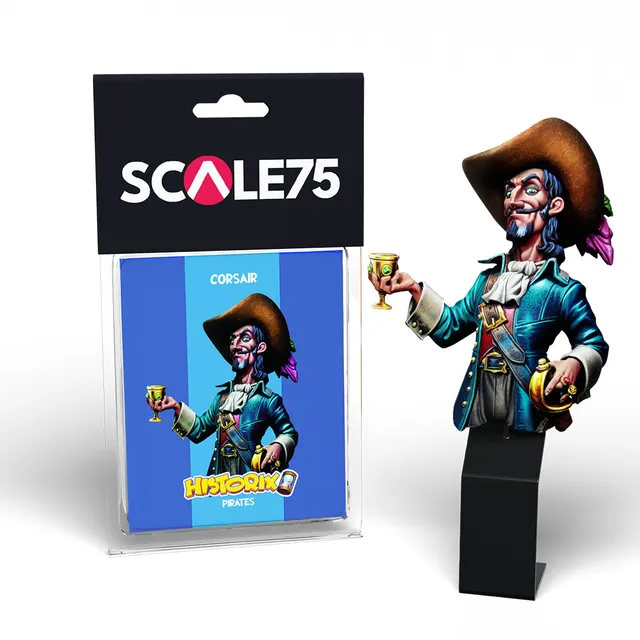 scale75-historix-corsair-miniatura-pirata-da-montare-e-dipingere image 1
