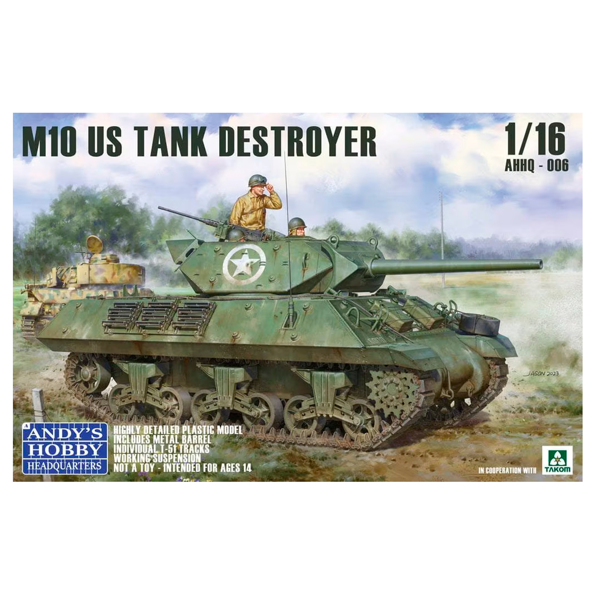 ak-interactive-u-s-m10-tank-destroyer-wolverine-1-16-cacciacarri-americano image 1