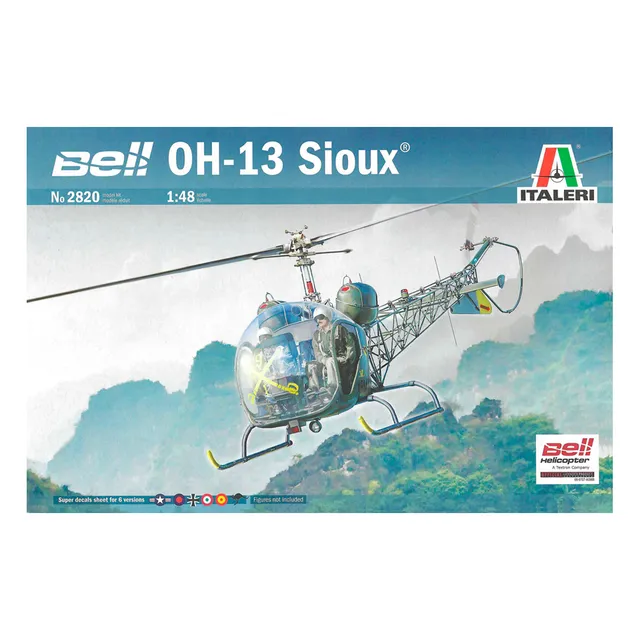 ak-interactive-1-48-bell-oh-13-sioux-kit-elicottero-da-costruire image 1