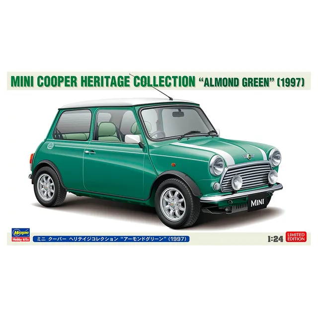 ak-interactive-1-24-mini-cooper-heritage-collection-almond-green-1997-kit-da-cos image 1