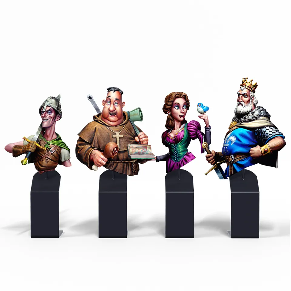 scale75-middle-age-pack-4-busti-in-resina-scala-1-12-shx-005-shx-006-shx-007-shx image 1