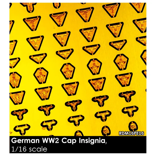 ak-interactive-german-ww2-cap-insignia-1-16-kit-di-modellismo image 1