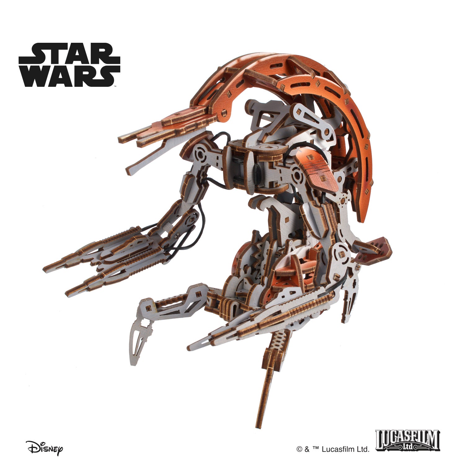 ugears-droideka-star-wars-kit-di-modellismo-meccanico-in-legno image 6