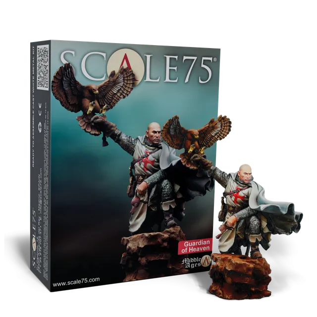 scale75-guardian-of-heaven-figura-75mm-in-metallo-bianco-e-resina-da-montare-e-d image 1