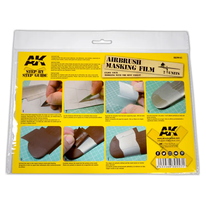 ak-interactive-l-mina-de-enmascaramiento-ak-para-aerograf-a-2-unit-a4-maschere-p image 1