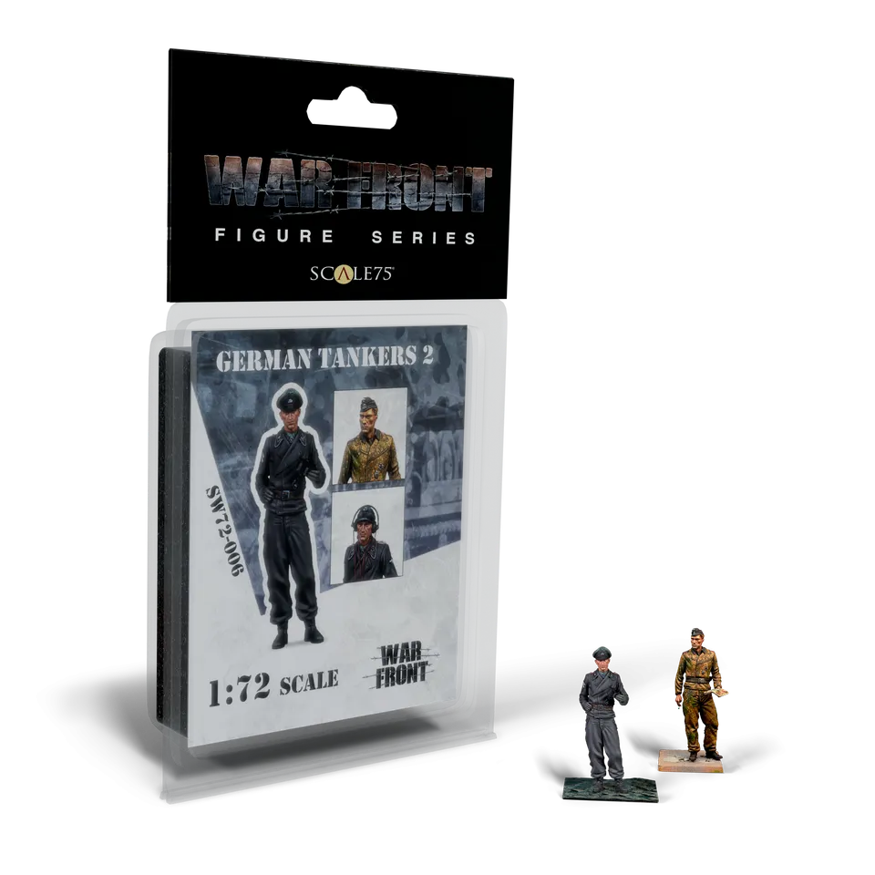 scale75-warfront-german-tankers-2-miniatura-resina-1-72-da-montare-e-dipingere image 1