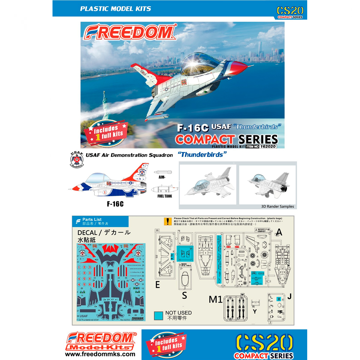 ak-interactive-1-egg-usaf-f-16c-thunderbirds-kit-compact-series image 2