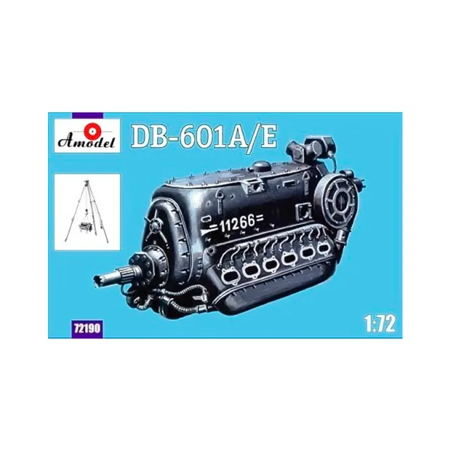 amodel-1-72-db-601a-e-engine-motore-aeronautico-db-601a-e-in-scala-1-72 image 1