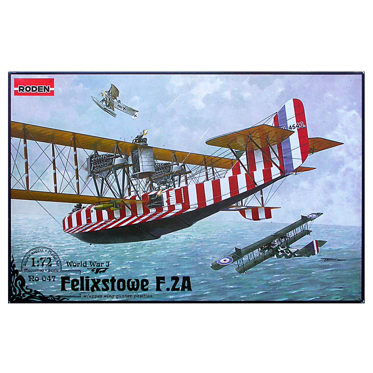 ak-interactive-felixstowe-f-2a-1-72-con-postazione-mitragliere-ala-superiore image 1