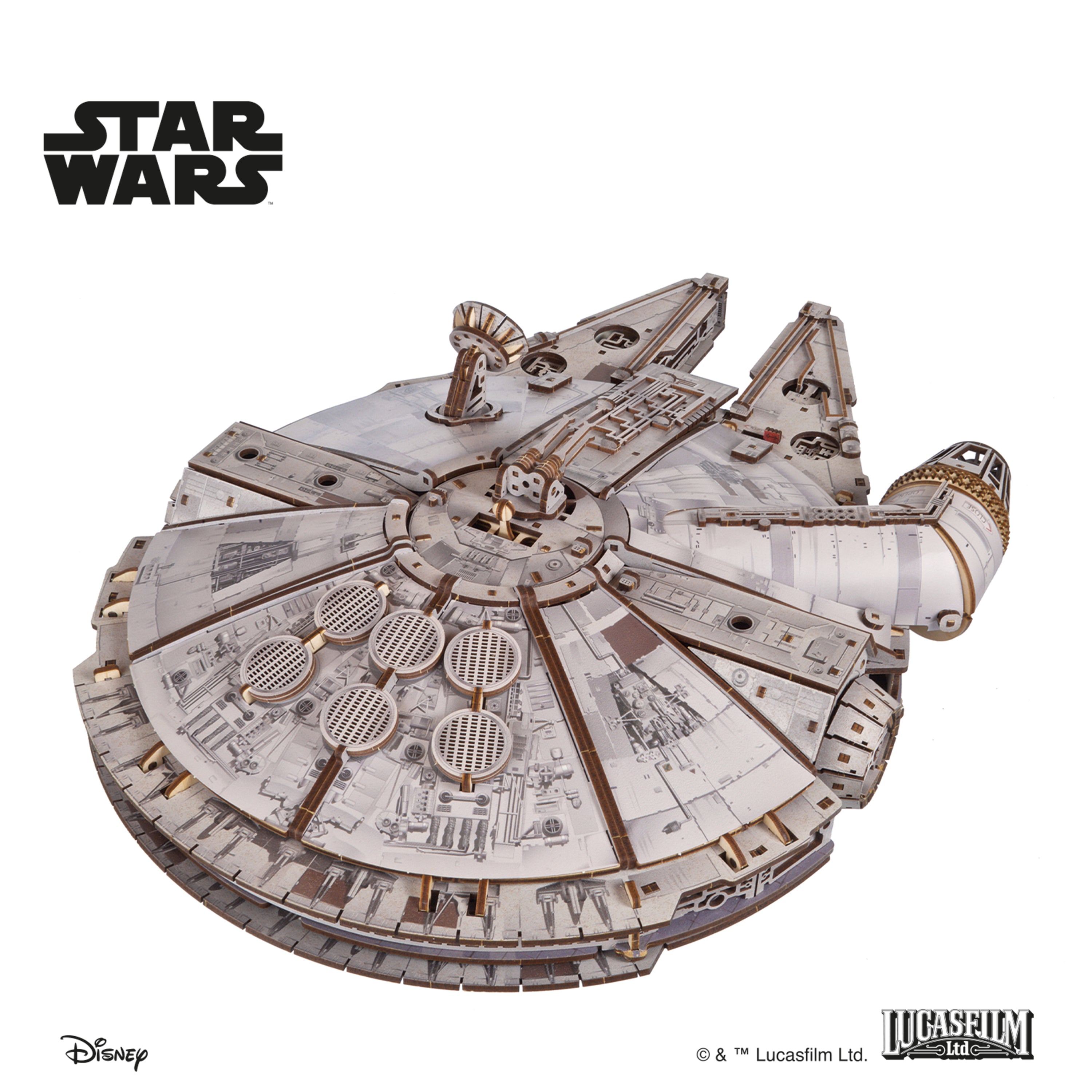 ugears-millennium-falcon-star-wars-1-75-astronave-da-costruire image 5