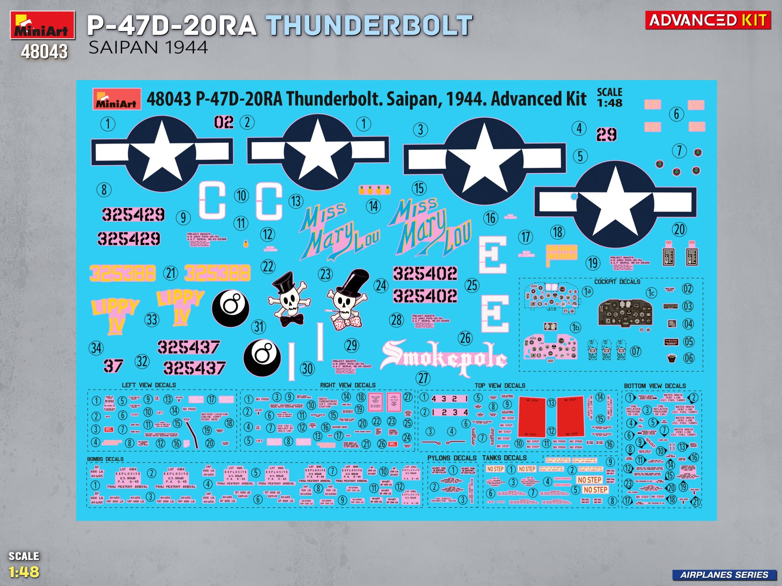 ak-interactive-1-48-p-47d-20ra-thunderbolt-saipan-1944-kit-avanzato image 2
