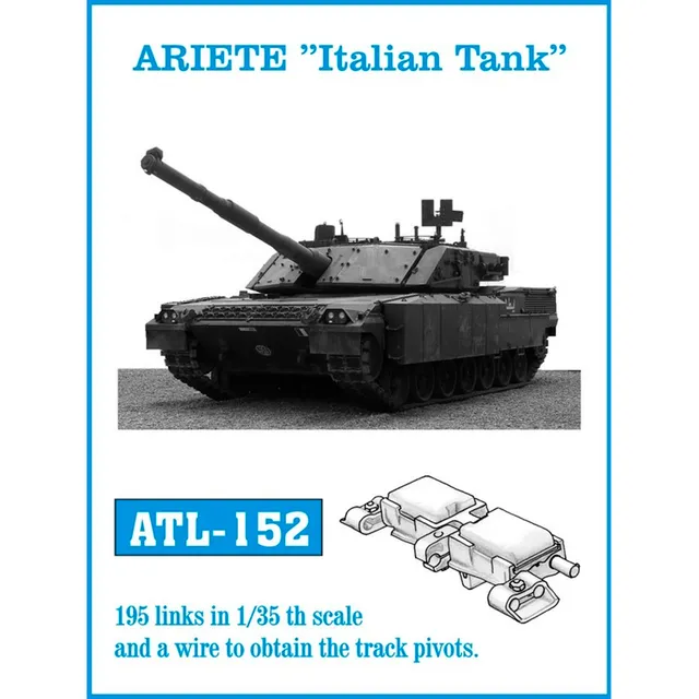 ak-interactive-1-35-cingoli-in-metallo-ariete-carro-italiano image 1