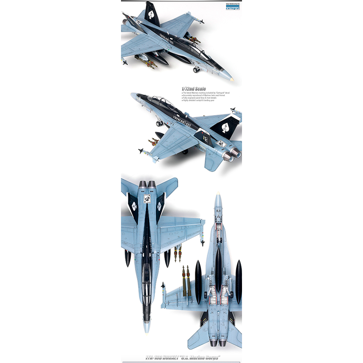 ak-interactive-1-72-f-a-18d-hornet-kit-modellismo-scala-1-72 image 4