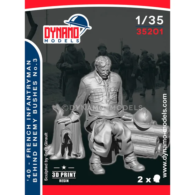 ak-interactive-1-35-french-40-infantryman-behind-the-enemy-bushes-no-3 image 1