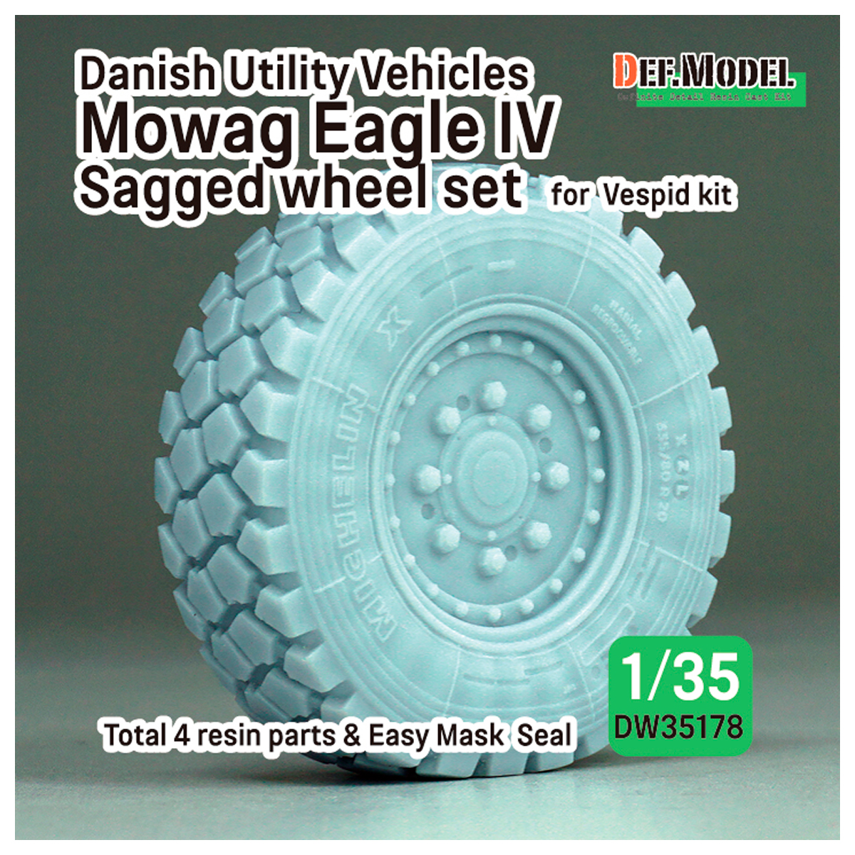 ak-interactive-danish-utility-vehicles-mowag-eagle-iv-sagged-wheel-set-per-vespi image 1
