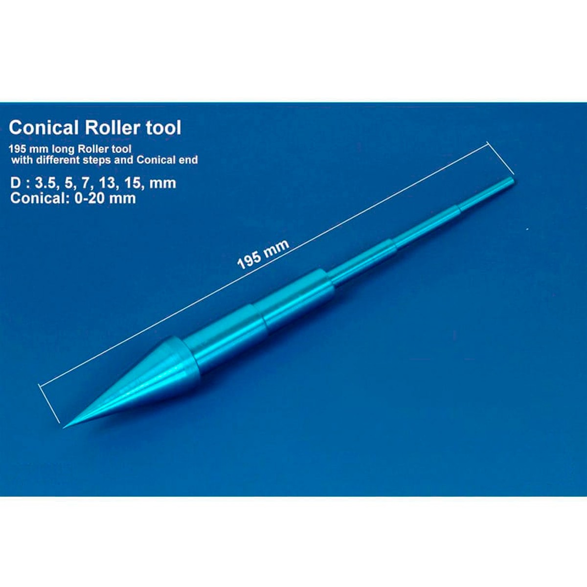 ak-interactive-rullo-conico-conical-roller-tool-per-modellismo image 1