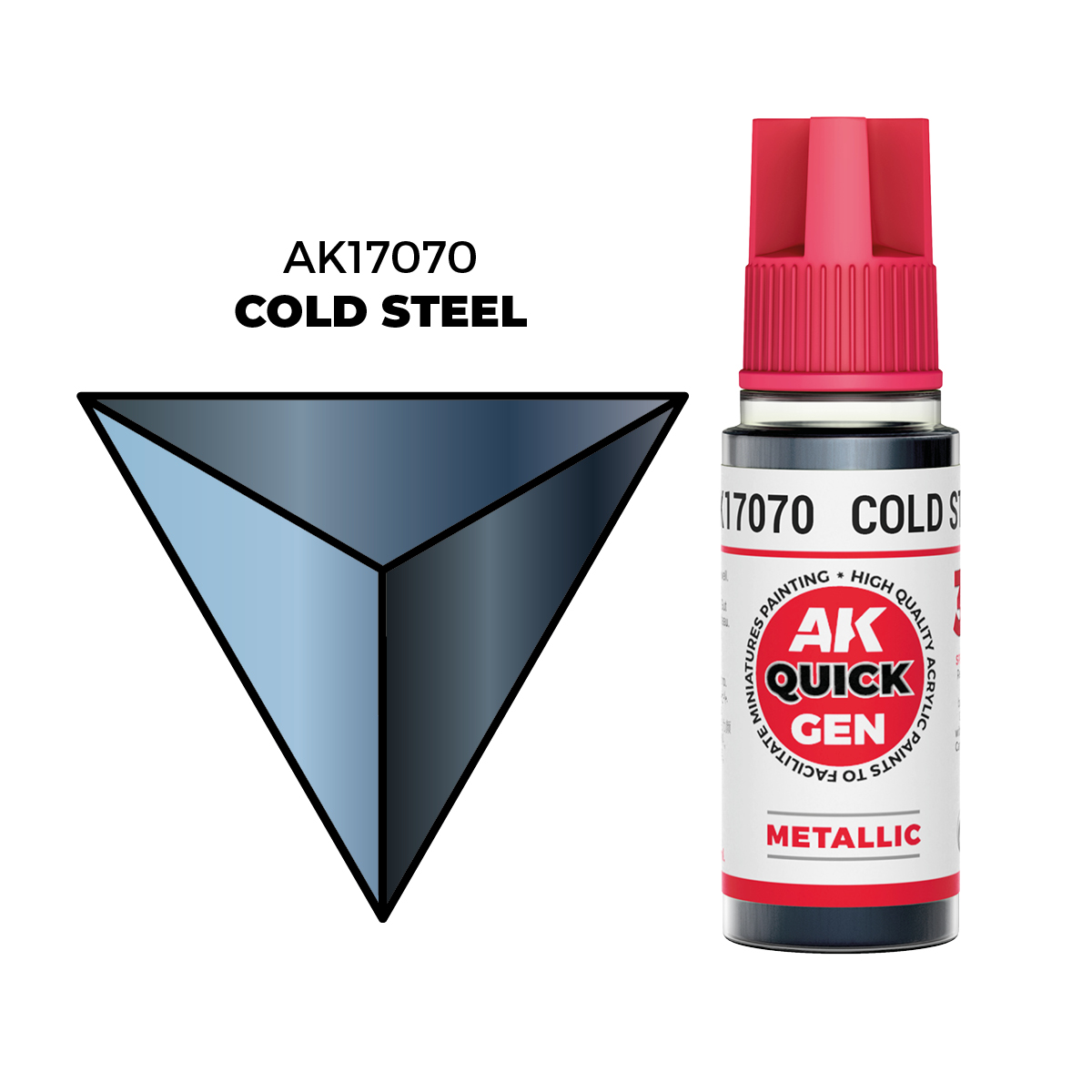 ak-interactive-cold-steel-quick-gen-color-colore-acrilico-per-modellismo image 1