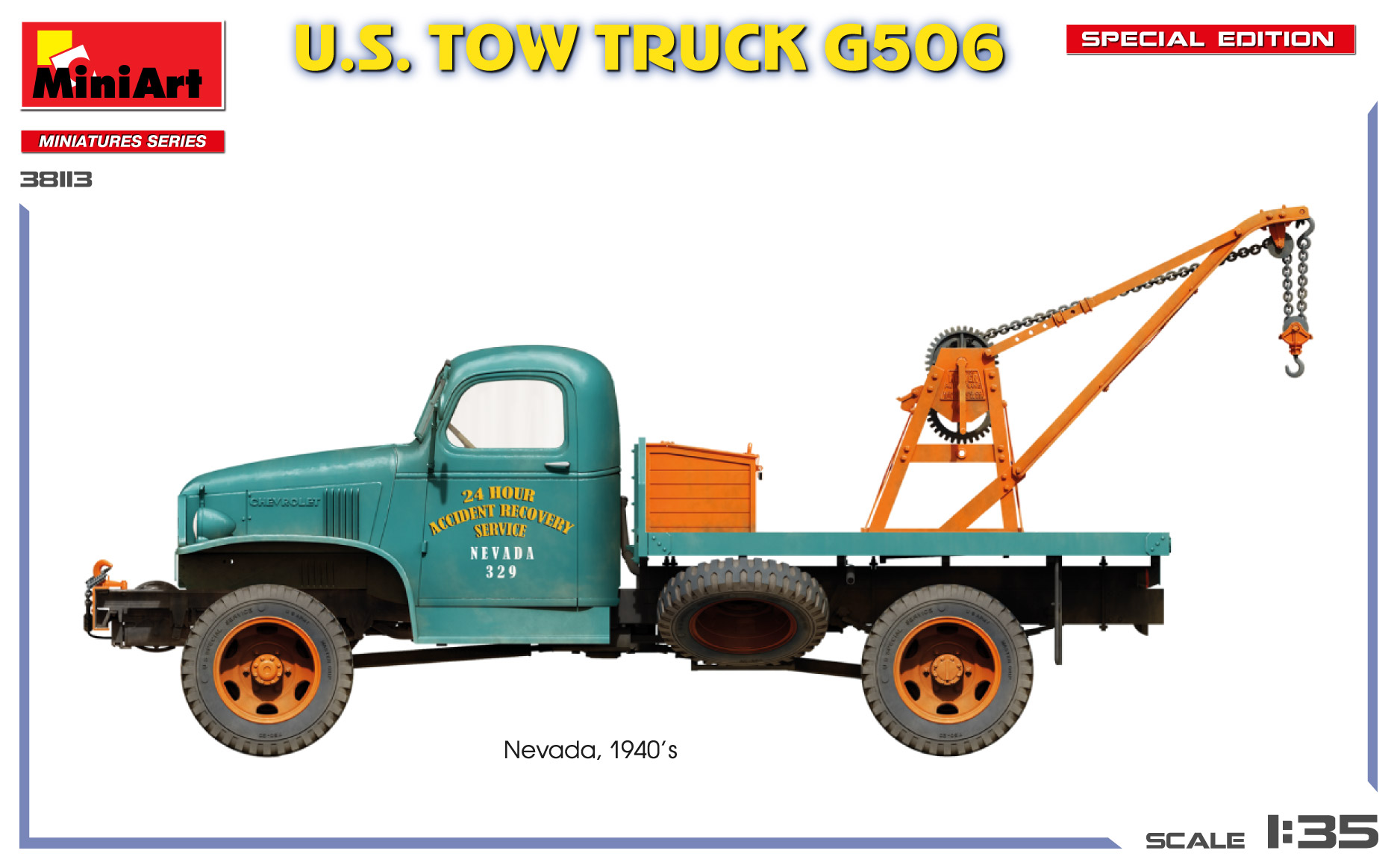 ak-interactive-1-35-u-s-tow-truck-g506-special-edition-kit-modellismo image 4