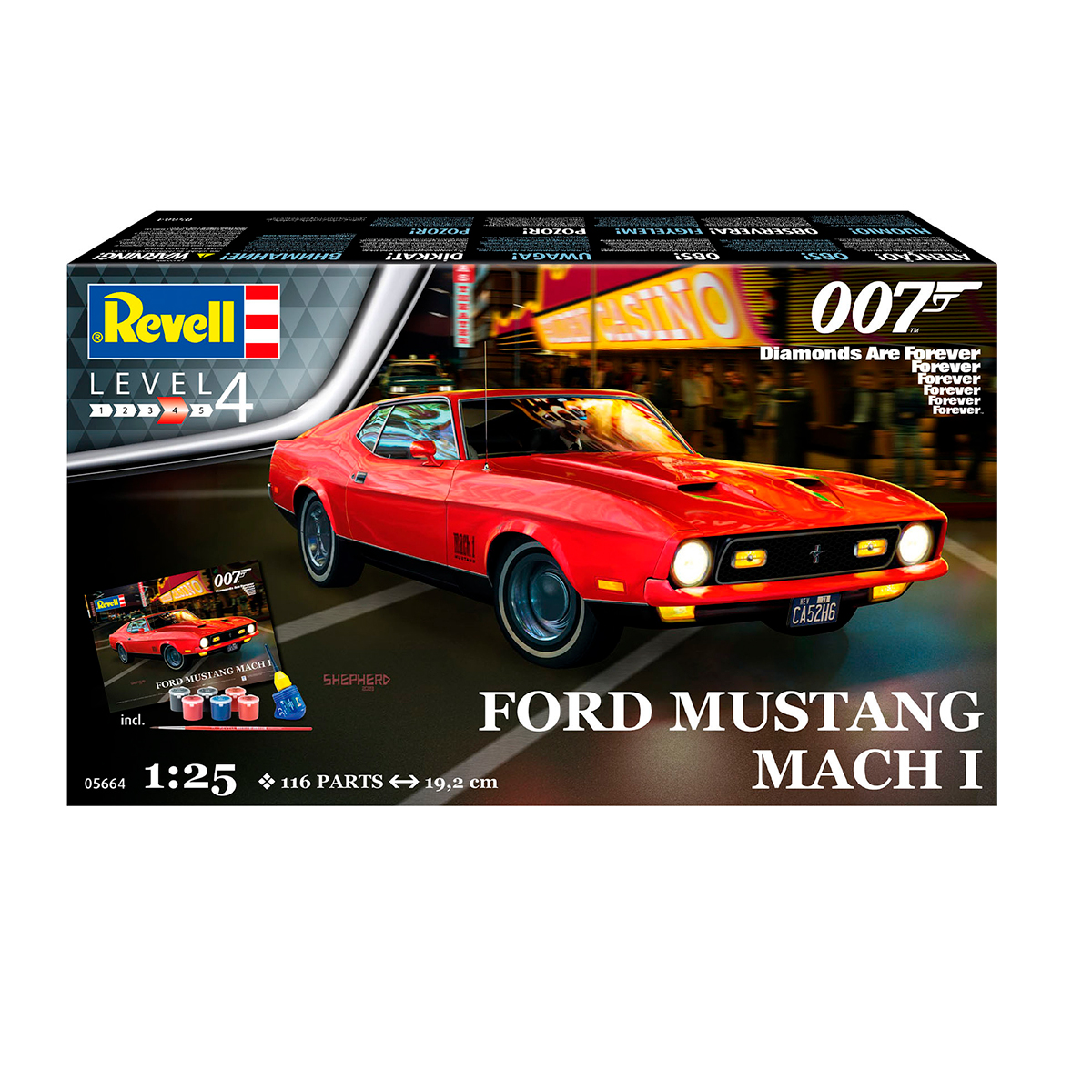 ak-interactive-1-25-ford-mustang-james-bond-gift-set-kit-di-modellismo image 1
