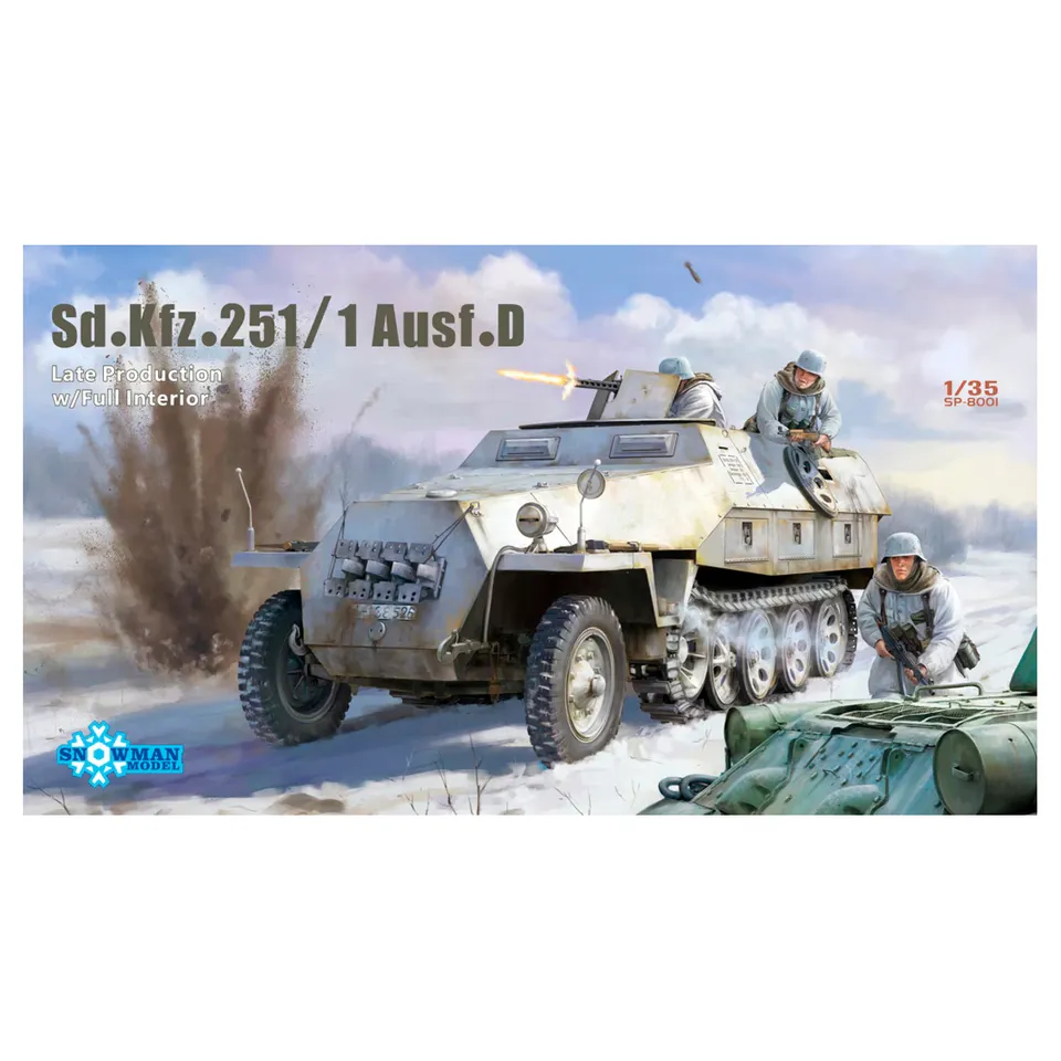 ak-interactive-1-35-sd-kfz-251-1-ausf-d-late-production-con-interno-completo image 1