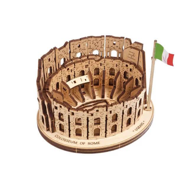 ugears-colosseo-di-roma-modello-3d-in-legno-da-costruire image 1