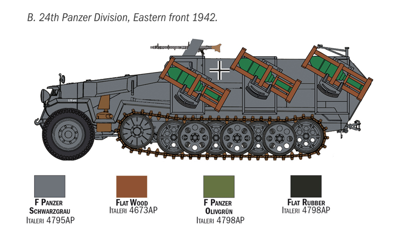 ak-interactive-1-72-sd-kfz-251-1-stuka-zu-fuss-kit-di-modellismo-militare image 6