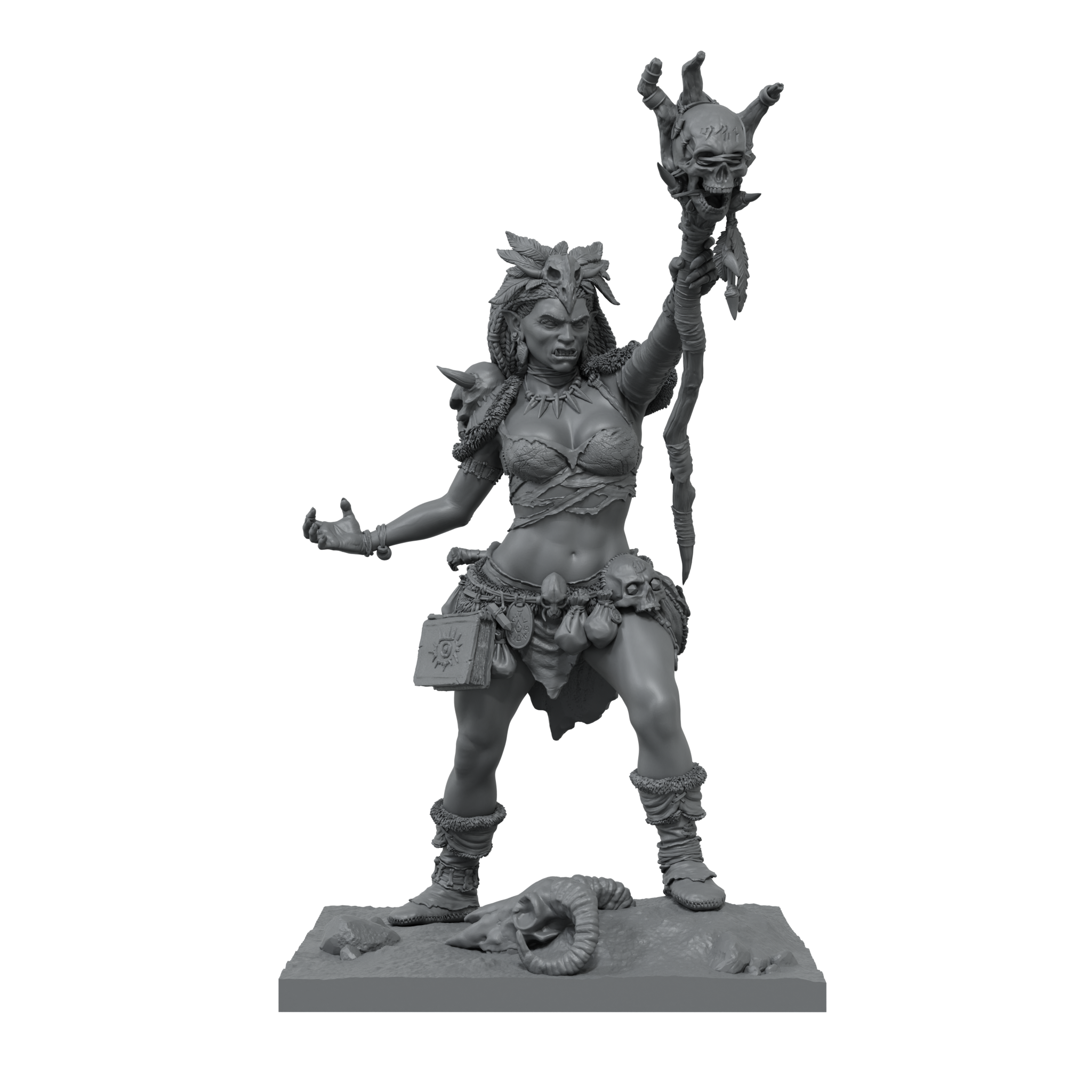 scale75-aruh-ka-the-shaman-orc-miniatura-fantasy-75-mm-in-resina image 2